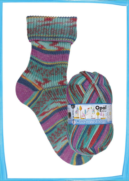 Opal Crazy Waters 4-Ply from Diamond Yarn
