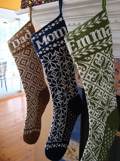 Fair Isle Holiday Stocking