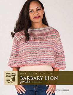 Barbary Lion Poncho by Kathleen Dames