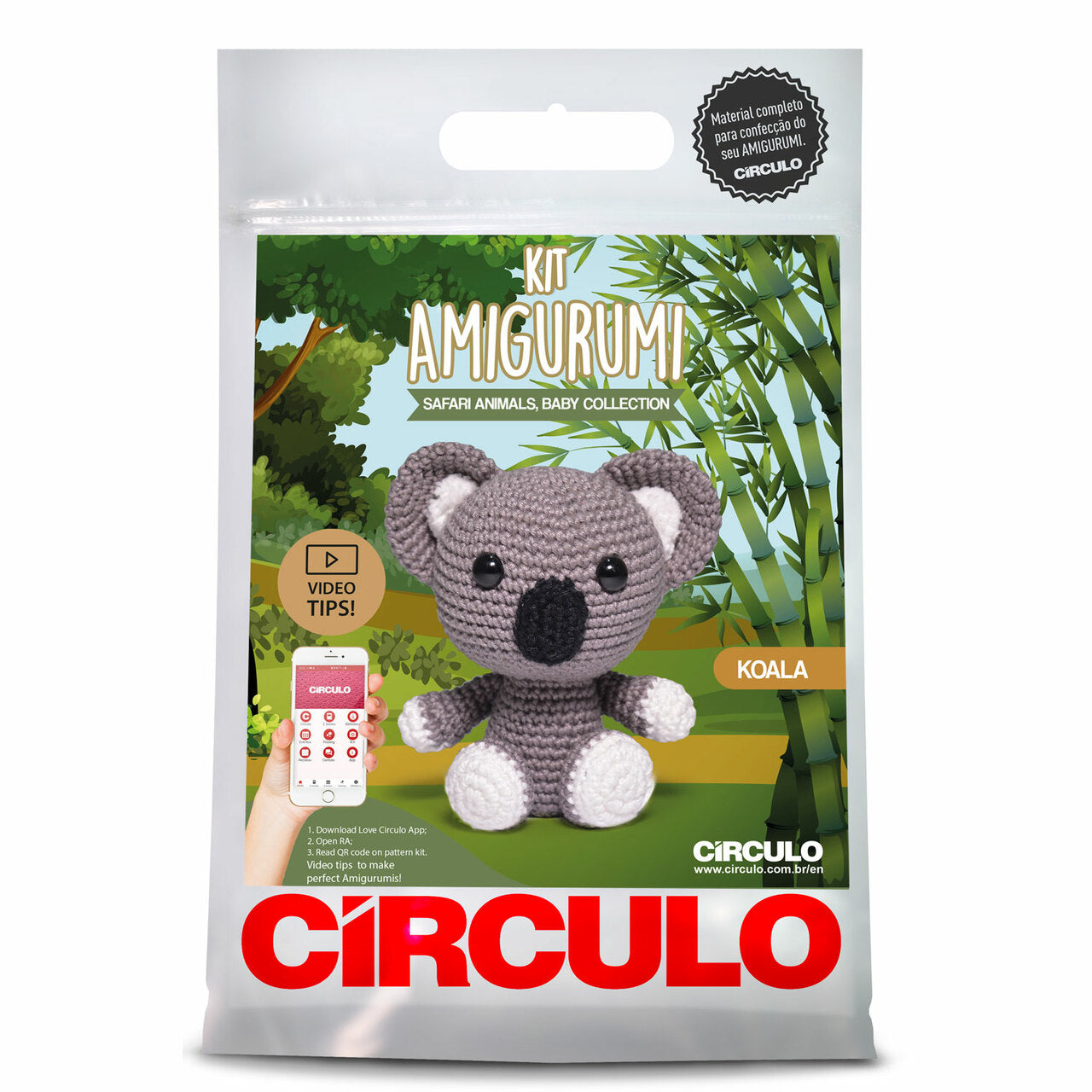 Amigurumi Safari Animal Kits from Circulo